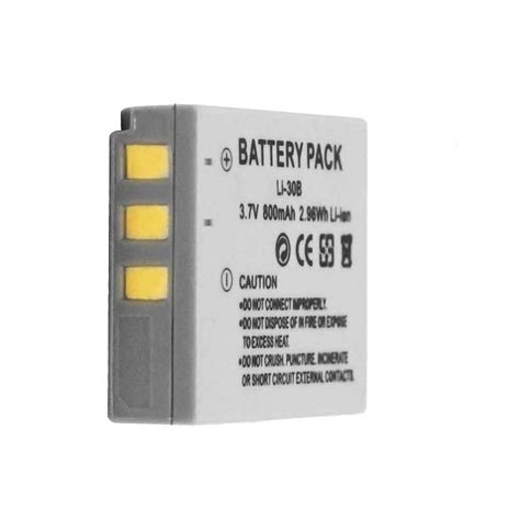 Li B Battery Olympus Li B V Mah Battery For Olympus U Mini