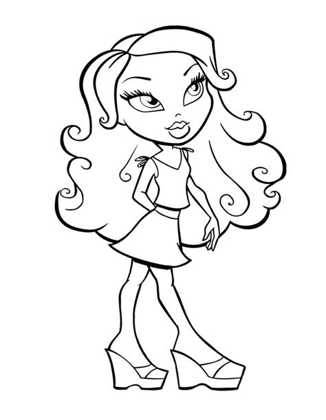 Bratz Para Colorear Pintar E Imprimir