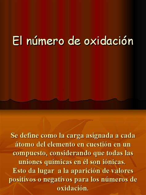 PDF El Numero De Oxidacion DOKUMEN TIPS