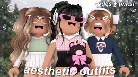 Aesthetic Roblox Outfits With Codes And Links Ellqria Youtube