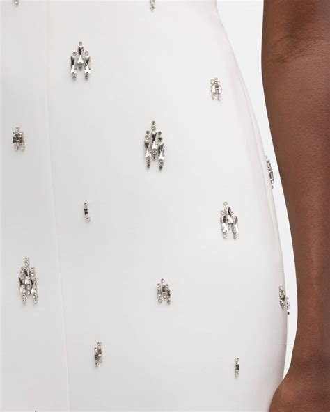 A L C Alana Jewel Embellished Midi Dress Neiman Marcus