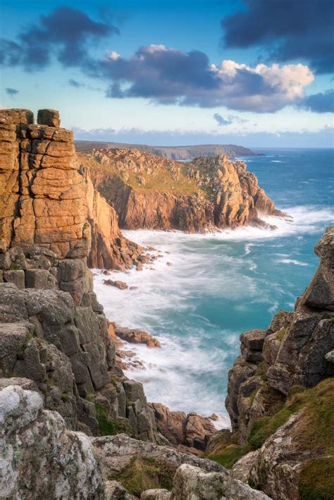 Lands End Cliffs Cornwall England Lands End Cornwall England