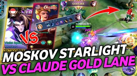 Moskov Starlight Skin Vs Claude Gold Lane Moskov Best Build