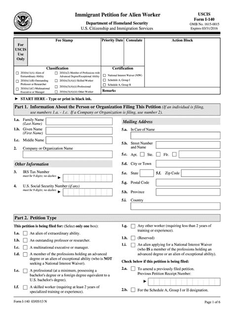 Fillable Online Legalforms Uscis Form I Immigrant Petition For