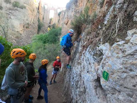 Fra Ronda Via Ferrata Tajo De Ronda Guidet Klatring Getyourguide