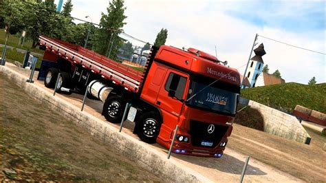 Carga Animada Euro Truck Simulator Caxias X Bacabal Mercedes