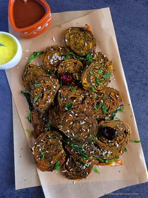 Patra Recipe Alu Vadi Cooking Carnival