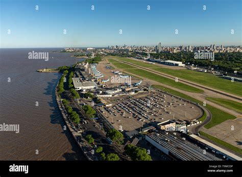 Aerial Image Showing The Full Aeroparque Internacional Ing Jorge