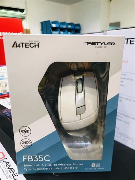 A Tech Fstyler Fb C Rechargeable Bluetooth G Wireless Mouse Icy