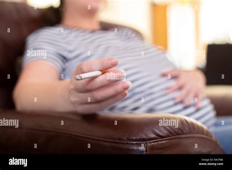 Mature Woman Smoking Cigarette Hi Res Stock Photography And Images Alamy