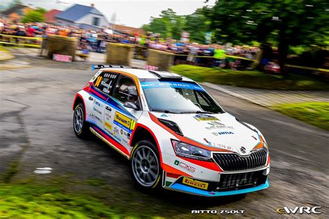 Csomós Miklós Bán Viktor Škoda Fabia Rally2 evo Barum Czech Rally