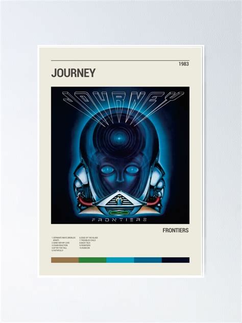 "JOURNEY band FRONTIERS album JOURNEY Songs Poster" Poster for Sale by ...