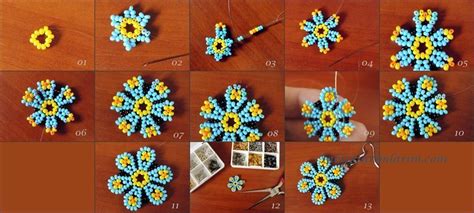 Como Hacer Una Flor Con Mostacillas Para Collar Bisuter A Paso A