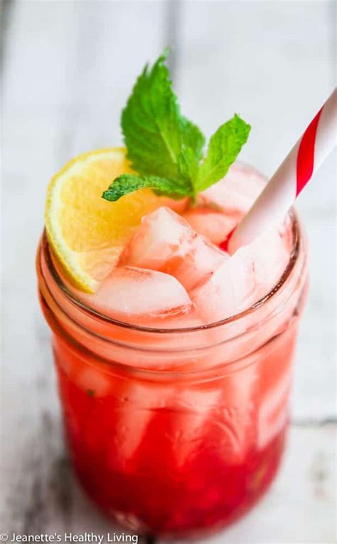 Sparkling Smashed Raspberry Mint Lemonade Recipe