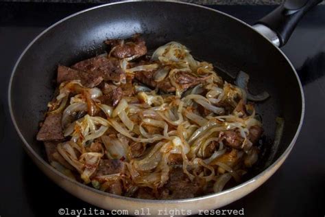 Hígado encebollado Laylita Recetas de Cocina