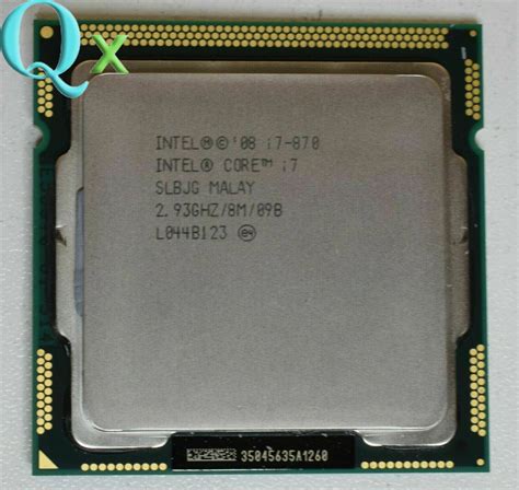 1st Gen Intel Core I7 870 LGA1156 CPU Processor Quad Core 2 93GHz 8MB