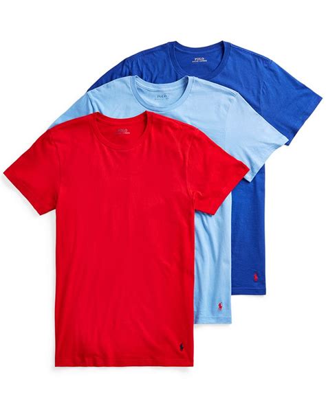 Polo Ralph Lauren Mens 3 Pk Classic Cotton T Shirts Macys