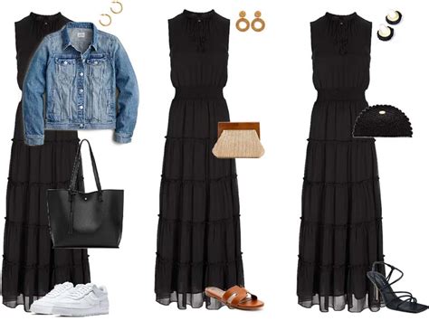 How To Wear A Black Maxi Dress Summer Dress Outfits Maxi Dresses