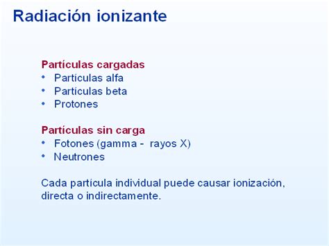 Física de las radiaciones