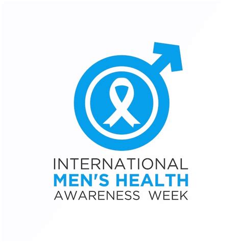 Premium Vector International Mens Health Awareness Week Is