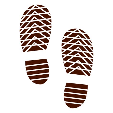 Menschliche Schuhe Fußabdrücke Silhouette Illustration PNG Und SVG