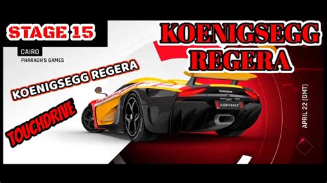 Asphalt Koenigsegg Regera Special Event Stage With Regera