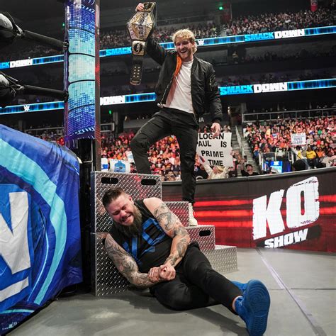 Kevin Owens And Logan Paul Friday Night Smackdown January 19 2024