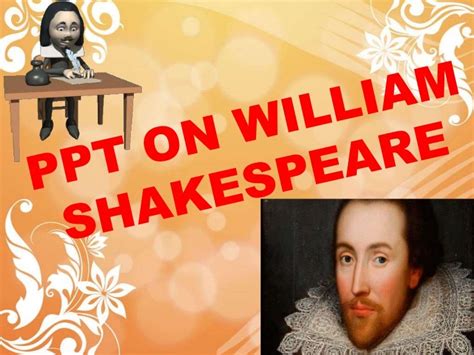 Ppt On William Shakespeare