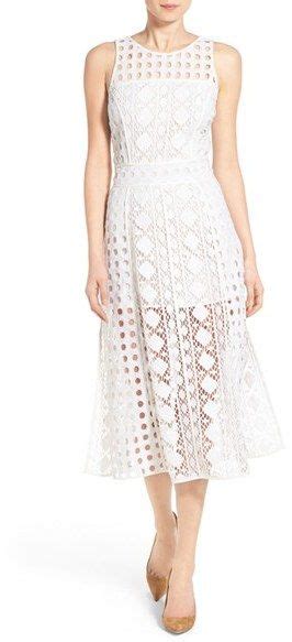 Womens Olivia Palermo Chelsea28 Patchwork Lace Midi Dress Size 12