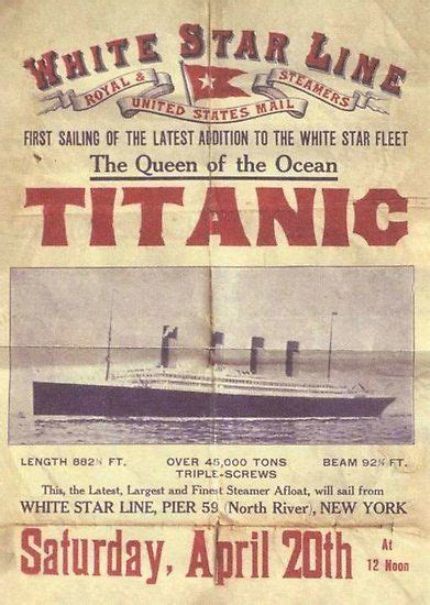 Titanic Poster Poster Titanic Poster Titanic Rms Titanic