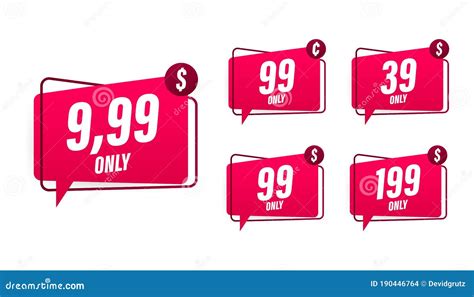 Discount Sticker Template With 99 Only Vector Template Design Sale