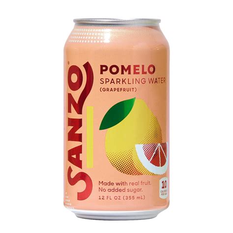 Amazon.com: Sanzo Flavored Sparkling Water - Pomelo (Grapefruit) 12