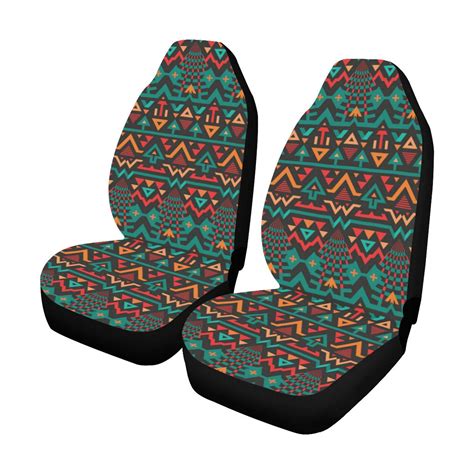 Aztec Pattern Print Design 04 Universal Fit Car Seat Covers Jorjune