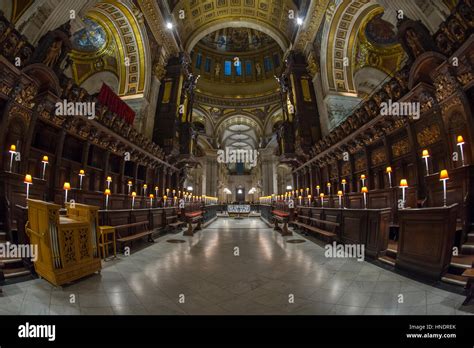 The Interior of St Paul's Cathedral Stock Photo - Alamy