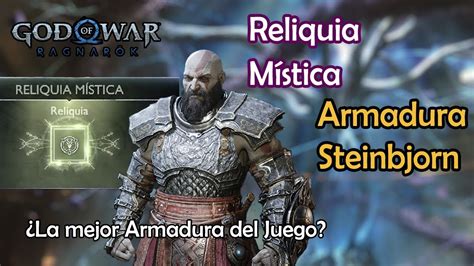 Armadura Steinbjorn Reliquia mística God of War Ragnarök VADA