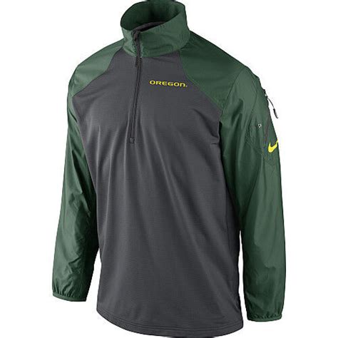 Nike Mens Oregon Ducks Defender Half Zip Top Largex Large Lr132 Ebay