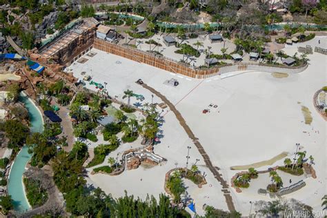 PHOTOS - Typhoon Lagoon wave pool drained for refurbishment