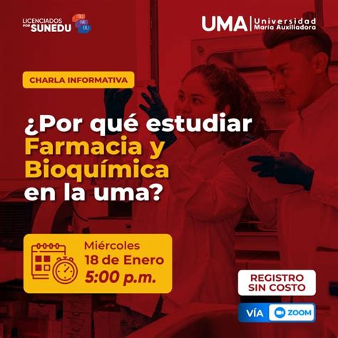 Enero Por Que Estudiar Farmacia Y Bioqu Mica Universidad Maria