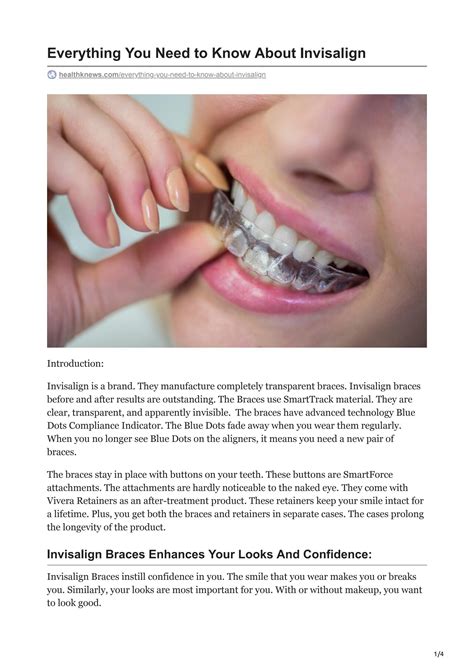 Everything You Need To Know About Invisalign By Lucy Matthews Issuu