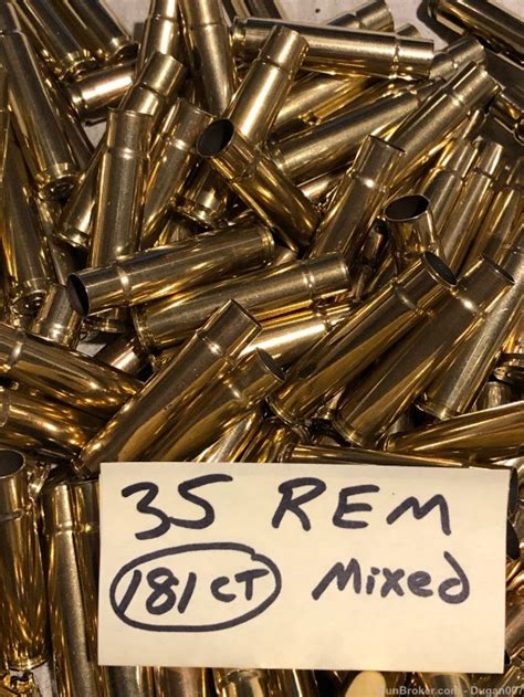 35 Remington Brass Casings Fired 181ct Reloading Brass At 1038002681