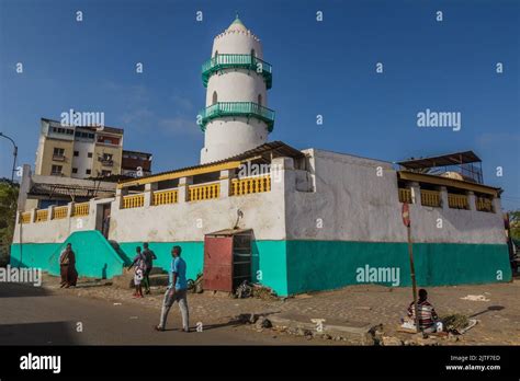 DJIBOUTI, DJIBOUTI - APRIL 17, 2019: Hamoudi Mosque in Djibouti ...