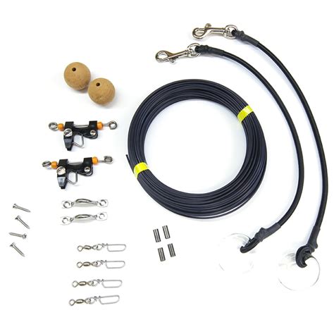 Tigress Outriggers Deluxe Rigging Kit 400lb Black Mono 88602