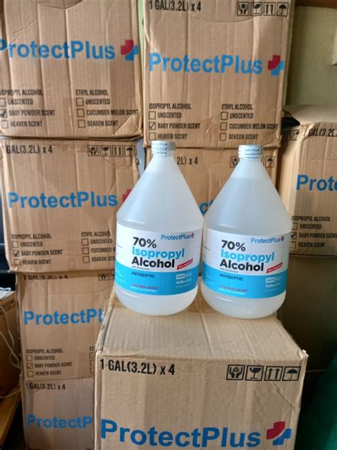 Protectplus Isopropyl And Ethyl Alcohol Gallon Health Nutrition