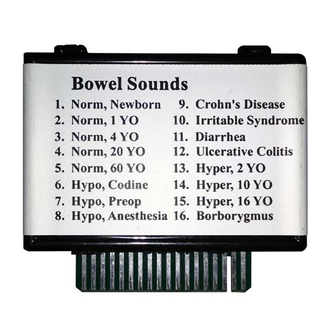 3B Scientific Bowel Sounds Sound Card | Health and Care