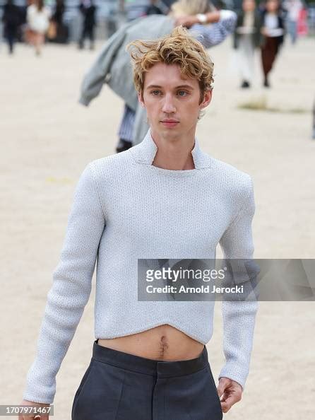 Troye Sivan Attends The Loewe Womenswear Springsummer 2024 Show As