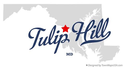 Map of Tulip Hill, MD, Maryland