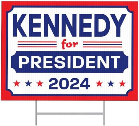 Signpro Kennedy For President Yard Sign Rfk Jr 2024