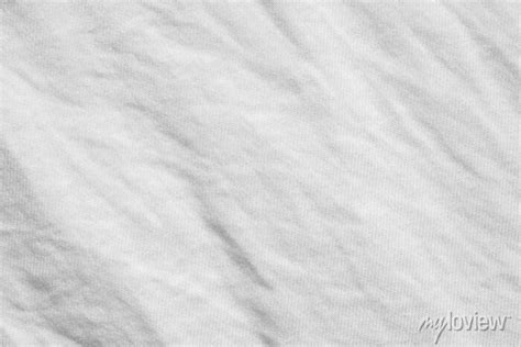 White wrinkle cotton shirt fabric cloth texture pattern background • wall stickers garment ...