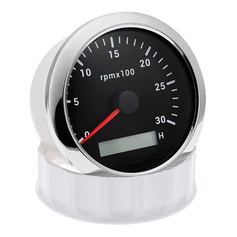 Mm Tachometer Gauge Rpm With Hourmeter Waterproof For Marine