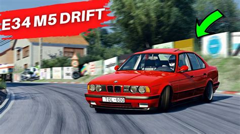 Bmw E34 M5 Drift Assetto Corsa Steering Wheel Gameplay Youtube